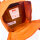 Fjällräven Kånken Mini FF23561-206 Unisex Rucksack 29 x 20 x 13 cm, 7 L, Vinylon, Spicy Orange