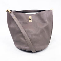CELINE 195573CR8.10BL Bucket 16 Schultertasche Pebble genarbtes Kalbsleder Damen