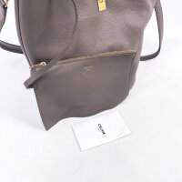 CELINE 195573CR8.10BL Bucket 16 Schultertasche Pebble genarbtes Kalbsleder Damen