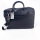 Lucleon Montreal Executive Briefcase Unisex, Black, Leather, 32 x 43 x 9 cm
