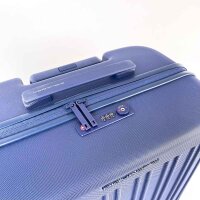 Piquadro BV5028SK-BLU Seeker Hartschalen-Trolley Unisex Blau 40 x 55 x 20 cm