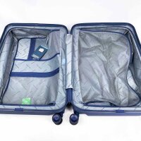 Piquadro BV5028SK-BLU Seeker Hartschalen-Trolley Unisex Blau 40 x 55 x 20 cm