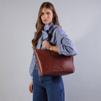 The Bridge Guelfa Shopper for women, 27.5x44.0x15.0 cm, brown leather, 44362006