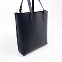 Saint Laurent Toy Shopping Tote Damen, Kalbsleder, Schwarz, 25 x 28 x 8 cm