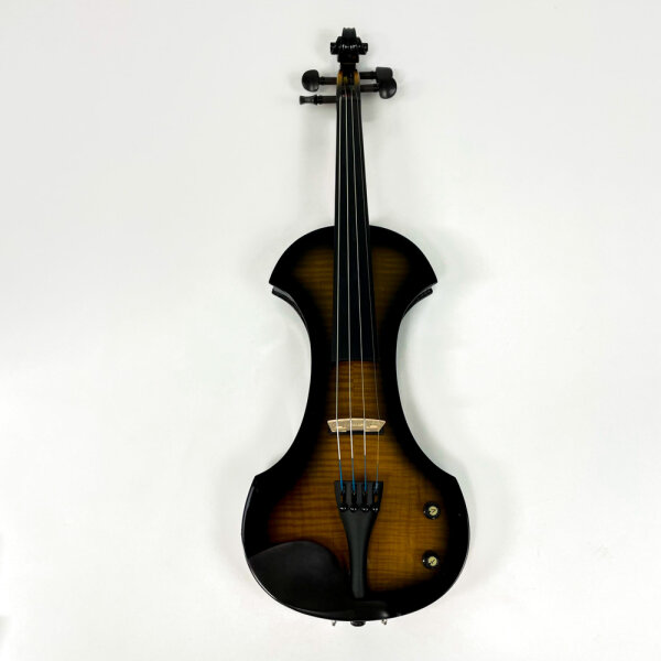 Pyle E-Violine 4/4, Massivholz, mit Kopfhörer, Bogen, Saiten, Audiokabel & Schulterstütze, PEGVLN33