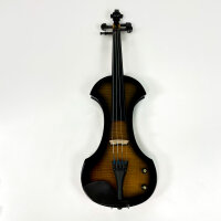 Pyle E-Violine 4/4, Massivholz, mit Kopfhörer, Bogen, Saiten, Audiokabel & Schulterstütze, PEGVLN33