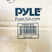 Pyle E-Violine 4/4, Massivholz, mit Kopfhörer, Bogen, Saiten, Audiokabel & Schulterstütze, PEGVLN33