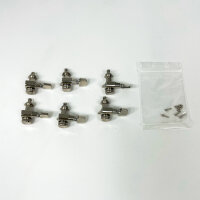 6x Schaller M6 135 Gitarrenmechanik, Nickel,...