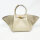 DeMellier New York Midi Tote N81 Womens Off White Cowhide Leather 21 x 49 x 33 cm