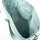 Longchamp Le Roseau M Shoulder Bag for Women, 10281HFP282, Celadon, Cowhide Leather, Blue, 17 x 11 x 21 cm