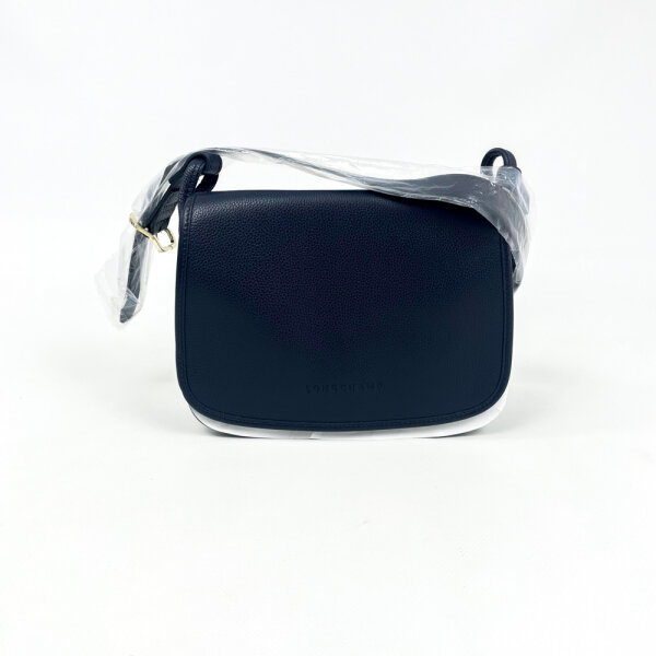 Longchamp, 10135021, Crossbody Bag, Damen, Marineblau, Leder, 18 x 24 x 8 cm