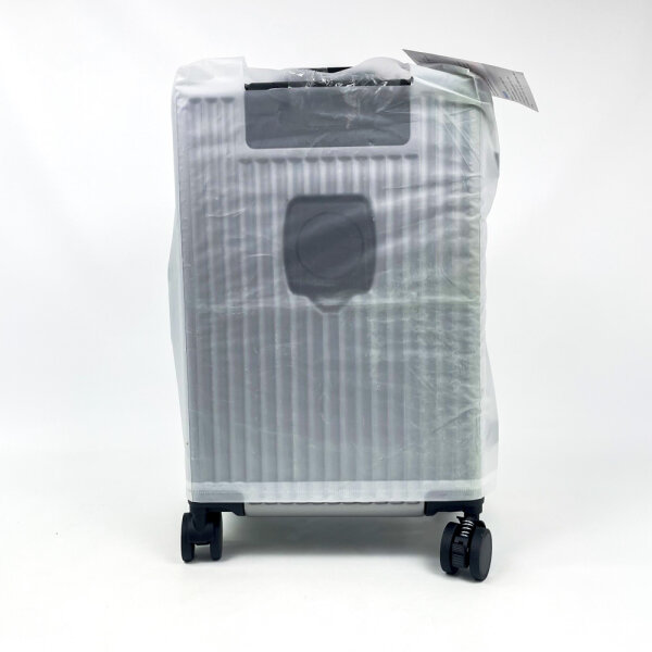 Aiweiny Reisekoffer Unisex, 20 Zoll, Polycarbonat/ABS, Hartschale, Rahmen aus Aluminium, dunkelgrau, 58 x 39 x 24 cm