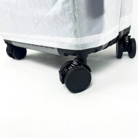 Aiweiny Reisekoffer Unisex, 20 Zoll, Polycarbonat/ABS, Hartschale, Rahmen aus Aluminium, dunkelgrau, 58 x 39 x 24 cm
