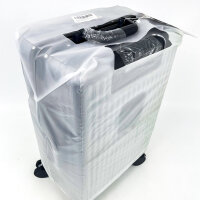 Aiweiny Reisekoffer Unisex, 20 Zoll, Polycarbonat/ABS, Hartschale, Rahmen aus Aluminium, dunkelgrau, 58 x 39 x 24 cm