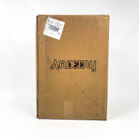 Aiweiny Reisekoffer Unisex, 20 Zoll, Polycarbonat/ABS, Hartschale, Rahmen aus Aluminium, dunkelgrau, 58 x 39 x 24 cm