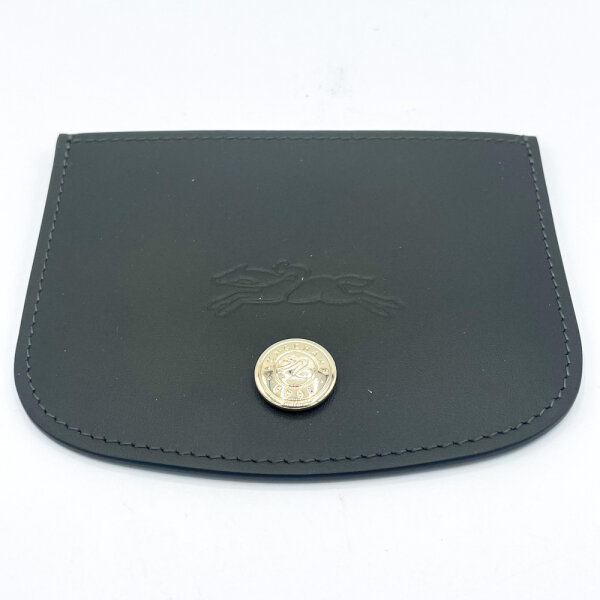 Longchamp 30031HFY892 Card case womens khaki calfskin Épure
