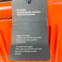 Piquadro PQ-Light, Trolley, 83 L, Orange, 75 x 28 x 51 cm