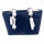 TOUS Buckles Soft Shopper Damen, Dunkelblau, 24.5 x 56 x 14.5 cm, Polyester, 2002201833