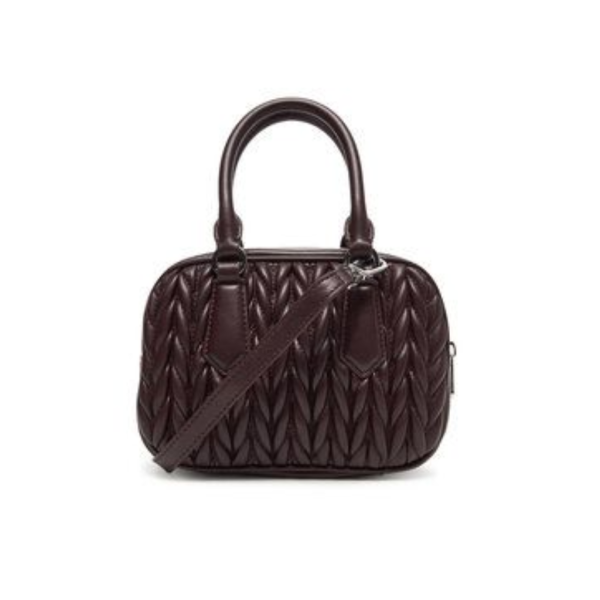 HUGO Chris Top Handle Handbag for Women, Brown, Polyester, 20 × 15 × 6 cm, 50547827