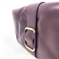 BA&SH S Teddy Puffed Shoulder Bag Womens Dark Burgundy 15 x 21.5 x 9 cm Leather