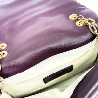 BA&SH S Teddy Puffed Shoulder Bag Womens Dark Burgundy 15 x 21.5 x 9 cm Leather