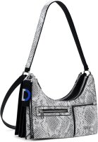 Desigual Delta Vega Umhängetasche Damen, Schwarz,...