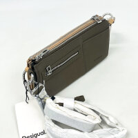Desigual Delta Nova Shoulder Bag Womens Beige 6 x 24 x 11.5 cm Polyurethane 25WAXPAF-6008