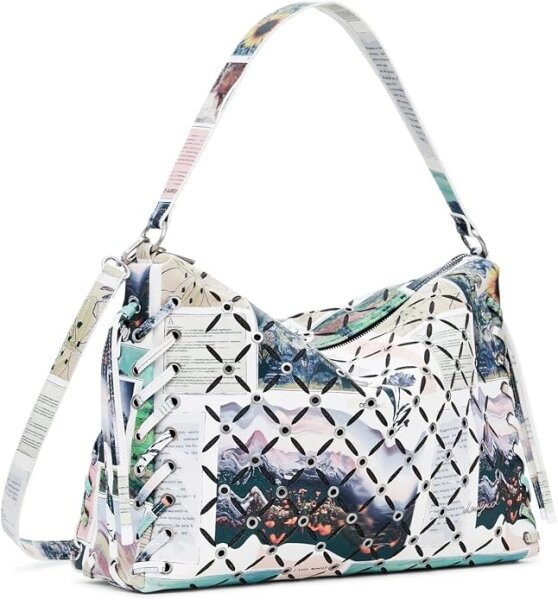 Desigual 25WAXD25-9019 Shopper, Tutti Frutti, Polyurethane, Damen