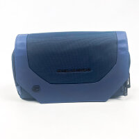 Piquadro S140 Mens Belt Bag, Blue, Polyester, 26 × 16 × 7 cm, CA6910S140-BLU