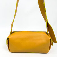 Sunnei Labauletto Umhängetasche Damen Orange Kalbsleder