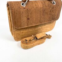 Classic mini cork bag with handles