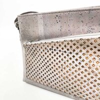 Artelusa Diago Trelis Hill Cork Wrap Bag Ladies, Gray, 28 x 19 x 8 cm, 6709.10-B36