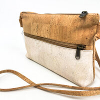 Artelusa Cork Shoulder Bag for Women, Beige/Natural, 26 x 17 x 5 cm, 0029.12-SB02