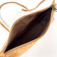 Artelusa Cork Shoulder Bag for Women, Beige/Natural, 26 x 17 x 5 cm, 0029.12-SB02