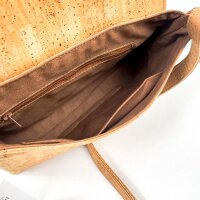 Artelusa 9013.01-B02 Cork Shoulder Bag for Women, Natural, 5 x 18 x 28 cm
