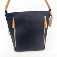 Artelusa 9005.04-B03 Kork-Handtasche Damen, mit Tragegriff und Riemen, 24 x 30 x 13 cm
