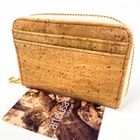 Artelusa A600.1-SW42 Kork-Geldbörse Damen, Natur, 9 x 12 x 2cm