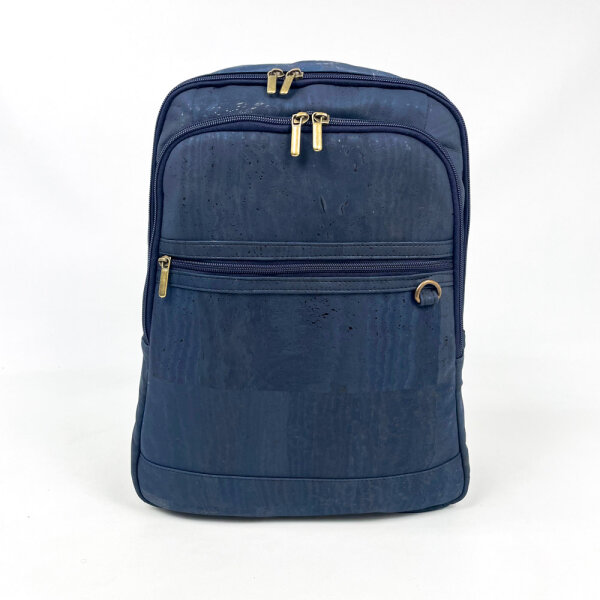 Artelusa Kork-Rucksack Unisex, Dunkelblau, 41 x 31 x 17 cm, A101.03-B32