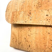 Artelusa 5081.01-SB32 Nature Flap Cork Shoulder Bag for Women, Natural, 23 x 16 x 2 cm