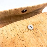 Artelusa 5081.01-SB32 Nature Flap Cork Shoulder Bag for Women, Natural, 23 x 16 x 2 cm