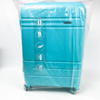 MOVOM Galaxy Kabinentrolley Unisex, Türkis, 40 x 55 x 20 cm, Hartschalen-ABS, Zahlenschloss, 37 l, 3,08 kg, 4 Rollen, Handgepäck