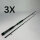 3x Cinnetic Armed Predator Series  220, Spinnrute, 2.20 m(7,3), Fast Action 7–40 g, Closed länge 115 cm, Sections 2, 8577, Schwarz