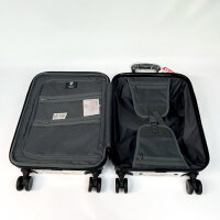 HEYS Journey 3G, Trolley, 21 Zoll, 55 cm, Black-White Map, Weiß