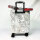 HEYS Journey 3G, Trolley, 21 Zoll, 55 cm, Black-White Map, Weiß