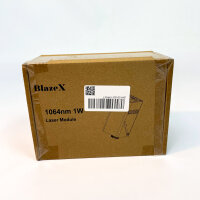 BlazeX M3-1W-24V, Lasermodul, 1064 nm, 1 W, fokussierter Strahl, Laserklasse 4