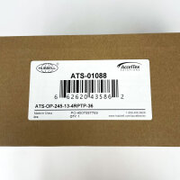 AccelTex ATS-01088 WLAN Richtantenne, 13 dBi, 2,4/5 GHz, Wi-Fi 6, IP66, Innen/Außen, ATS-OP-245-13-4RPTP-36,