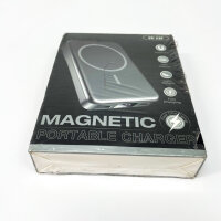 W18 Magnetische Powerbank, Tragbares Ladegerät, LED-Anzeige, Schnellladen, Magnetisch