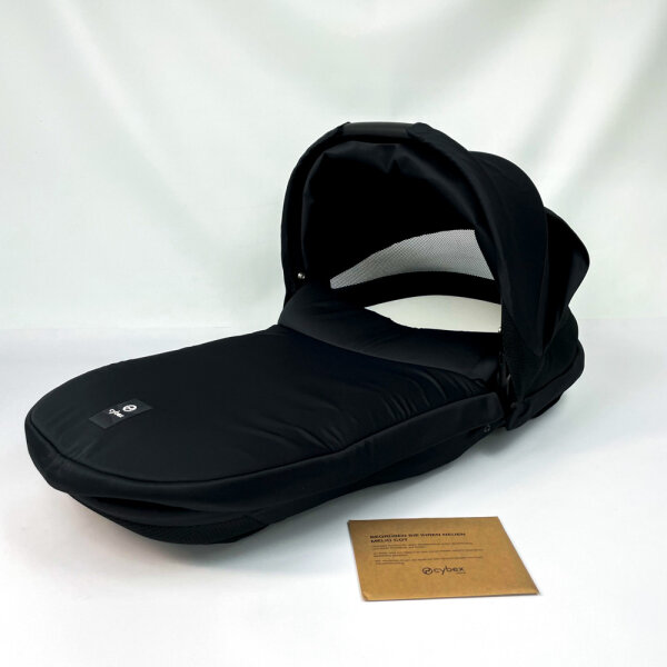 CYBEX Gold Melio Tragewanne, Magic Black, bis 9 kg, 84,5 × 33 × 20 cm, 4,3 kg, bis 6 monate, 525000067