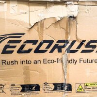 ECORUSH ECO R6 E-Bike, 250 W, 15,6 Ah, 25 km/h, 120 km Reichweite, ab 16 jahre, Olivgrün