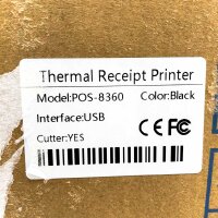 POS-8360 Thermodirektdrucker 80-mm-Thermobondrucker mit automatischer Schneidevorrichtung